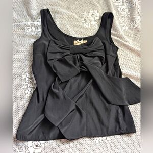 Italy Fix Atelier Bow Tie Top